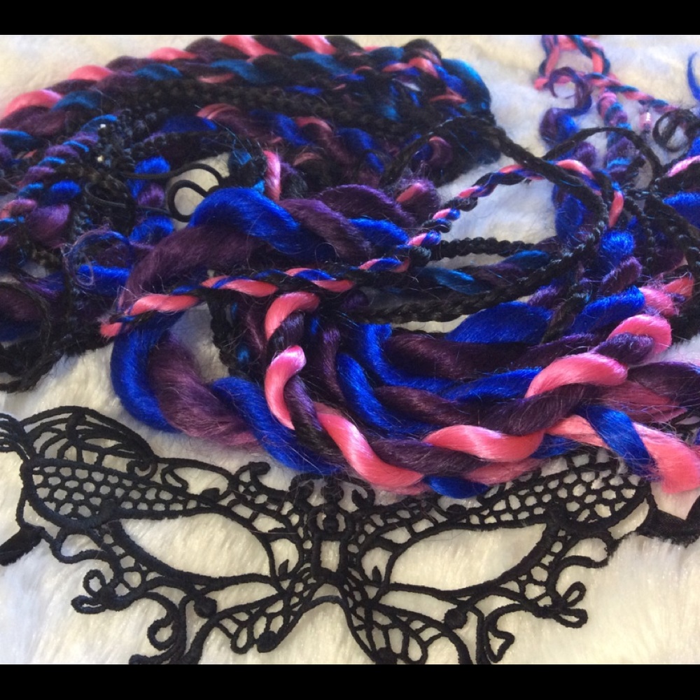 Braids & Twists - Rave Party Hair!! View 4